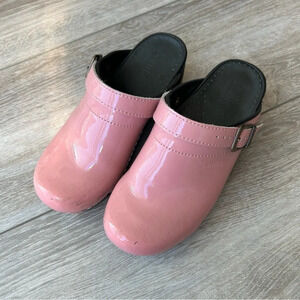 Sanita Freya  Open Patent Leather Clog